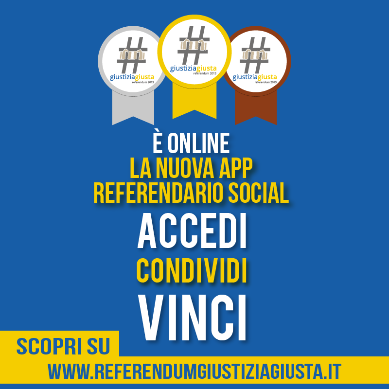 facebook app referendario social - gamification - piano alto